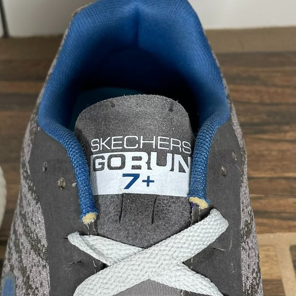 Skechers GOrun 7+ Cushioned Neutral Running Shoes Charcoal 220200 Mens Size 13 - Picture 8 of 12